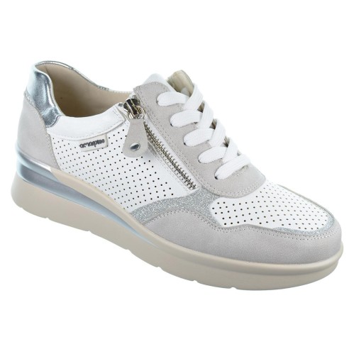 Amarpies 26309 Zapato Casual Confort Suela Cuña Mujer cordones y cremallera