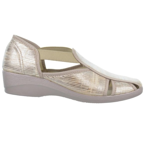 Biorelax Cosdam 2438 Zapatilla  Textil Mujer Pies Delicados con Cuña