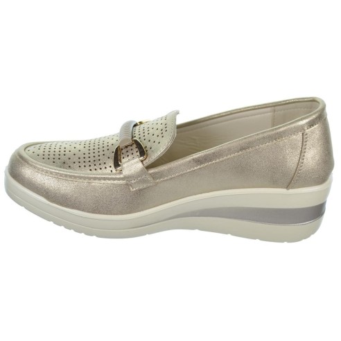 Amarpies 26301 Zapato Confort Acolchado Suela Caucho Mujer Piso Cuña