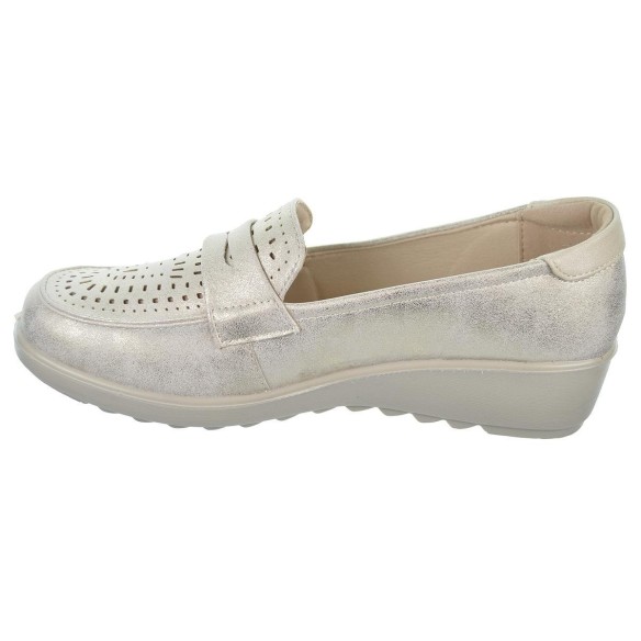 Amarpies 26431 Zapato Mocasín Confort Cuña Suela Caucho Mujer