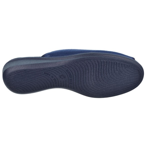 Cmconfort 10238 Zapatilla Casa Cuña Acolchada Textil Mujer
