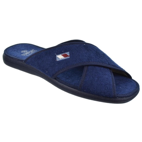 Cmconfort 20250 Zapatilla Casa Textil Acolchada Antideslizante Hombre