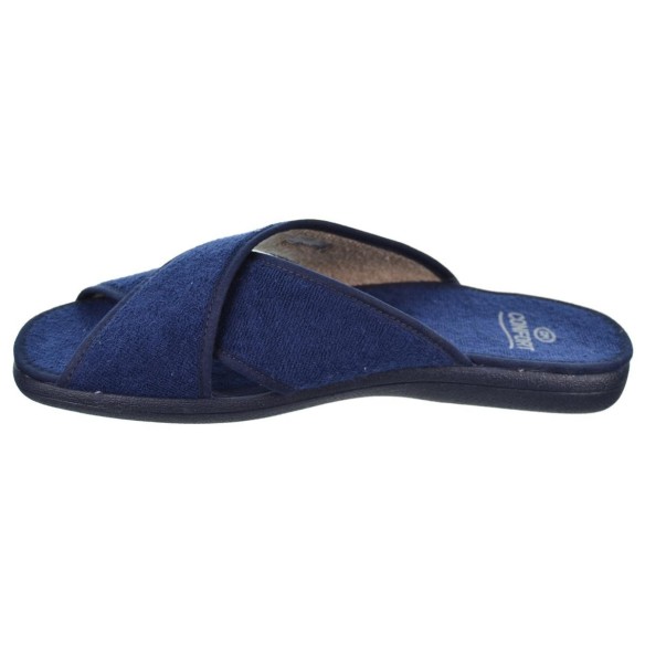 Cmconfort 20250 Zapatilla Casa Textil Acolchada Antideslizante Hombre