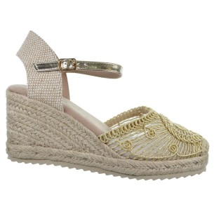 D´angela 26053 Alpargata Acolchada Cuña 8 cm Mujer 2