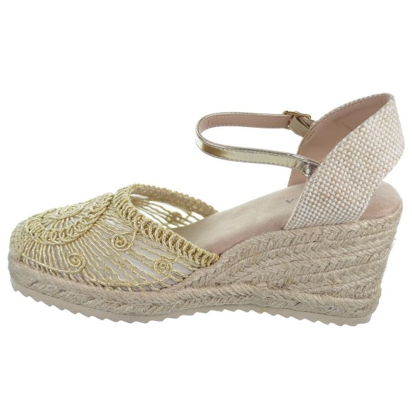 D´angela 26053 Alpargata Acolchada Cuña 8 cm Mujer