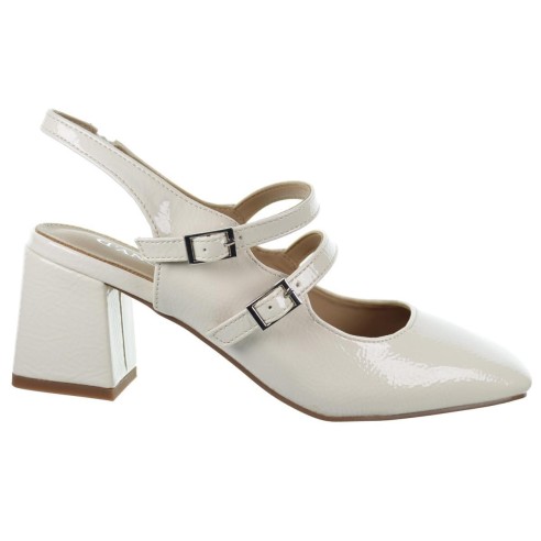 D´angela 26131 Zapato Charol Tacón Ancho Antideslizante Mujer