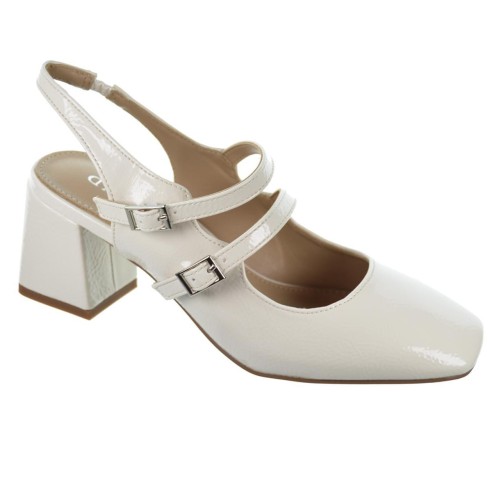 D´angela 26131 Zapato Charol Tacón Ancho Antideslizante Mujer