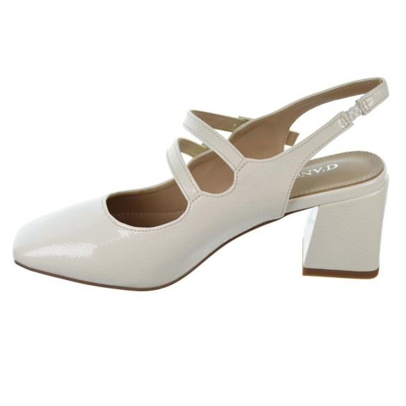 D´angela 26131 Zapato Charol Tacón Ancho Antideslizante Mujer