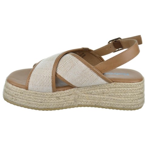 Refresh 171756 Sandalia Textil Vegana Cuña Plataforma Mujer