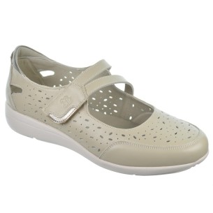 30s Treintas 4108 Zapato Acolchado en Piel con Velcro Mujer 2