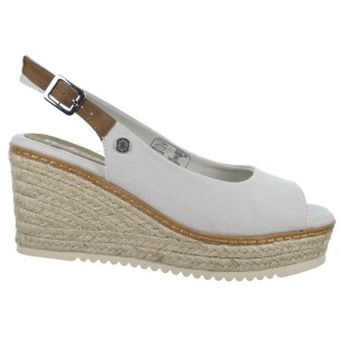 Refresh 171541 Sandalia Textil Cuña 8 cm antideslizante Yute Mujer