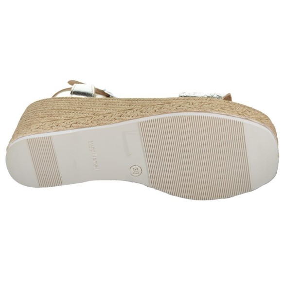 Oh My Sandals 5461 Sandalia Piel Metalizada Mujer Plataforma