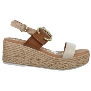 Oh My Sandals 5455 Sandalia Piel Cuña plataforma Piel Mujer