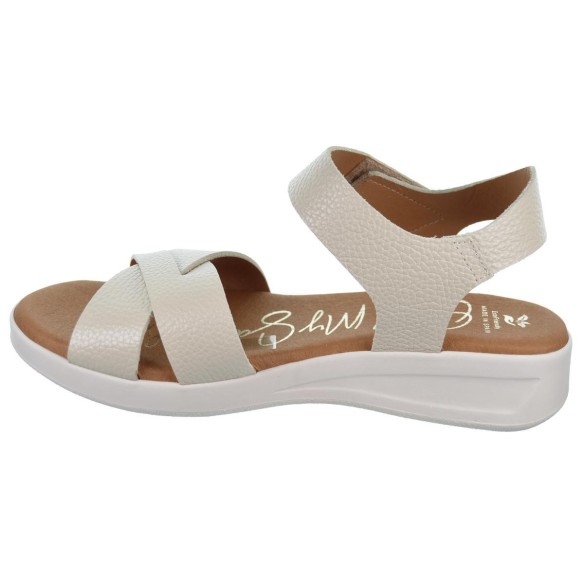 Oh My Sandals 5313 Sandalia Piel Plataforma y Cuña Mujer