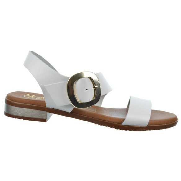 Oh My Sandals 5333 Sandalia Piel Hebilla Tacón Mujer
