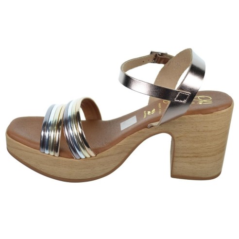 Oh My Sandals 5392 Sandalia Piel Tacón Plataforma Mujer