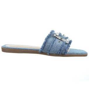 Isteria 24106 Sandalia Vaquero Acolchada Hebilla Mujer Goma antideslizante. 2