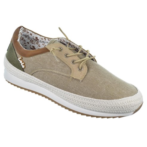 Lois 61331 Zapatilla Textil Acolchado Cordones Hombre yute