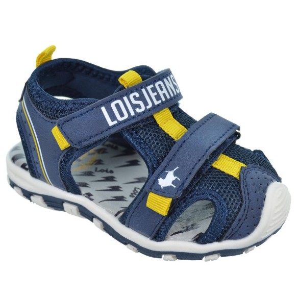 Lois 46222 Sandalia Reforzada Acolchada Velcro Niño