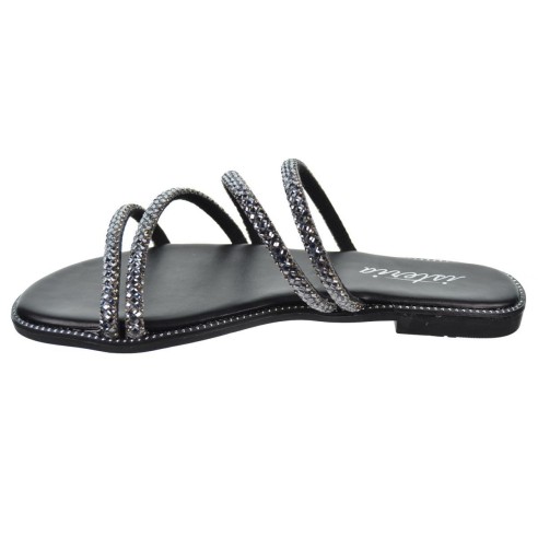 Isteria 24117 Sandalia Fantasía Diamantes Acolchada Antideslizante Mujer