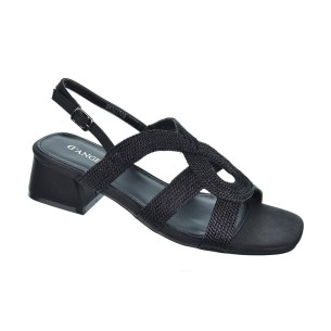 D´Angela 26134 Sandalia Trenzada Hebilla Tacón Mujer Fiesta 2