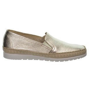 Mediterranea 40078 Zapato Confort Piel Metalizada Mujer 2