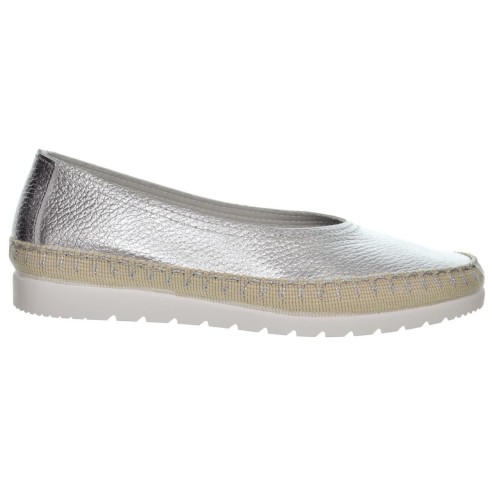 Mediterranea 40060 Zapato Confort Piel Metalizada Mujer