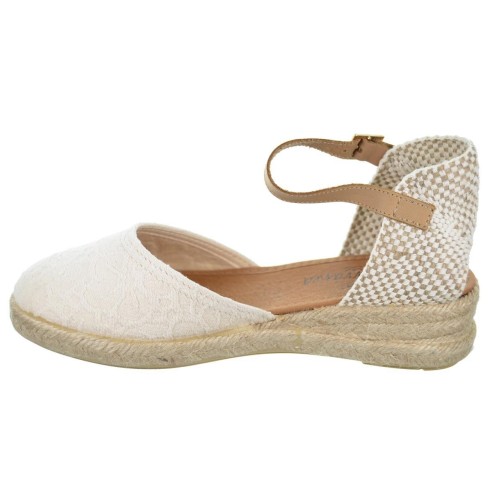 Mediterranea 40227 Alpargata Textil Cuña Confort Mujer