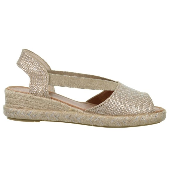 Mediterranea 40238 Alpargata Confort Cuña en Yute Mujer