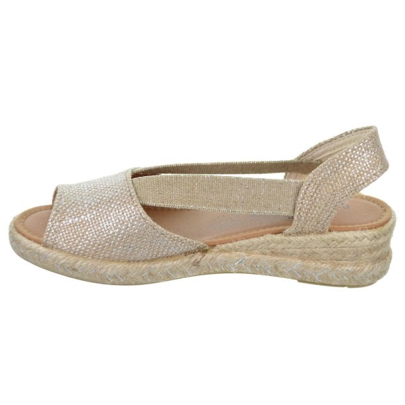 Mediterranea 40238 Alpargata Confort Cuña en Yute Mujer