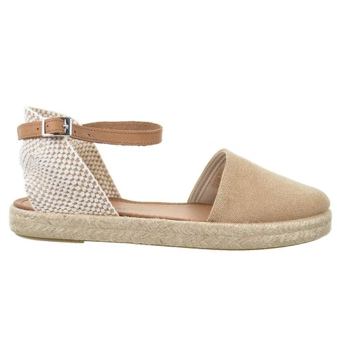 20167  Mediterranea Alpargata textil Cierre en pulsera con hebilla. Plantilla acolchada. Piso de yute. Antideslizante.
