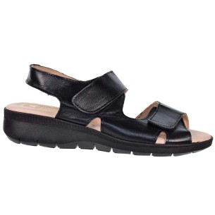 Miba 3573 Sandalia Piel Confort Velcro Mujer Pies Delicados 2