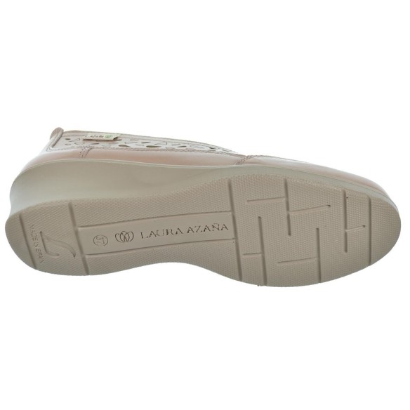 Laura Azaña 21844 Zapato Cuña Confort Piel Mujer