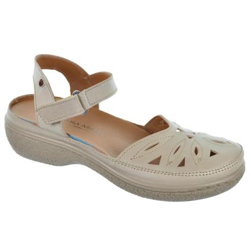 Laura Azaña 11975 Zapato Confort Piel Velcro Mujer