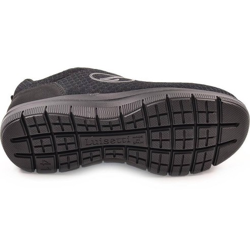 31102 Luisetti Deportivo Zapatilla Deportivo en textil y microfibra, con forro y plantilla extraíble. Cierre con velcro. Piso de