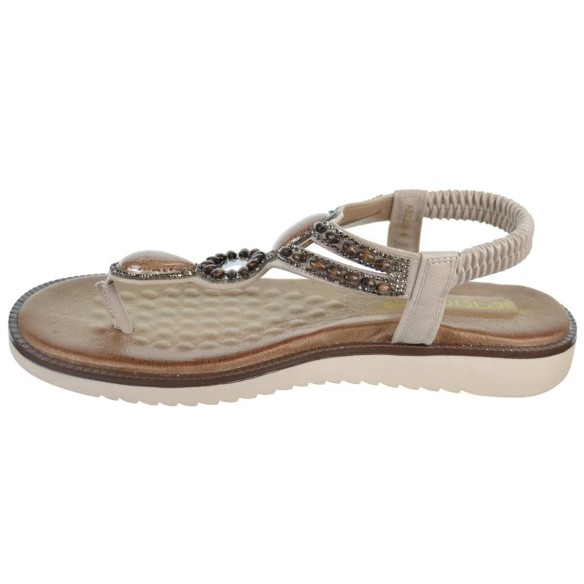 Amarpies 26664 Sandalia Plantilla Confort Suela Goma Mujer