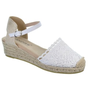 Amarpies 26482 Alpargata Confort Hebilla Cuña Yute Mujer 2