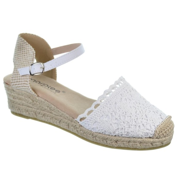 Amarpies 26482 Alpargata Confort Hebilla Cuña Yute Mujer