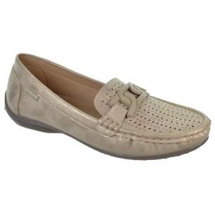 Amarpies 26392 Zapato Mocasín Metalizado Confort Mujer 2