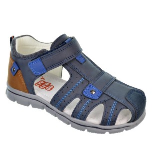 Crecendo 2541 Sandalia Confort Plantilla Piel Velcro Niño 2