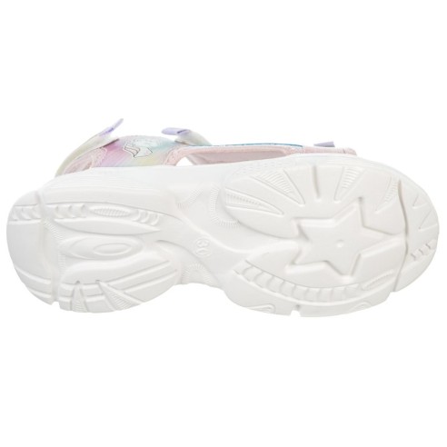 Crecendo 2525 Sandalia Confort Piel Velcro Unicornio Niña