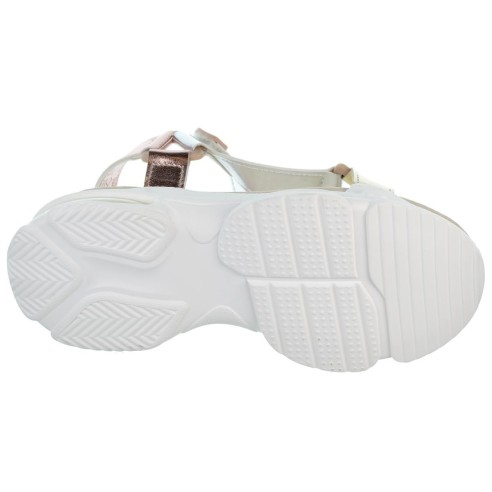 Xti Kids 150725 Sandalia Metalizada Vegana Velcro Niña