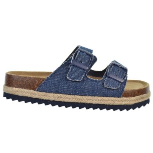 Xti Kids 150884 Sandalia Bio Textil Vaquero Hebilla Niña