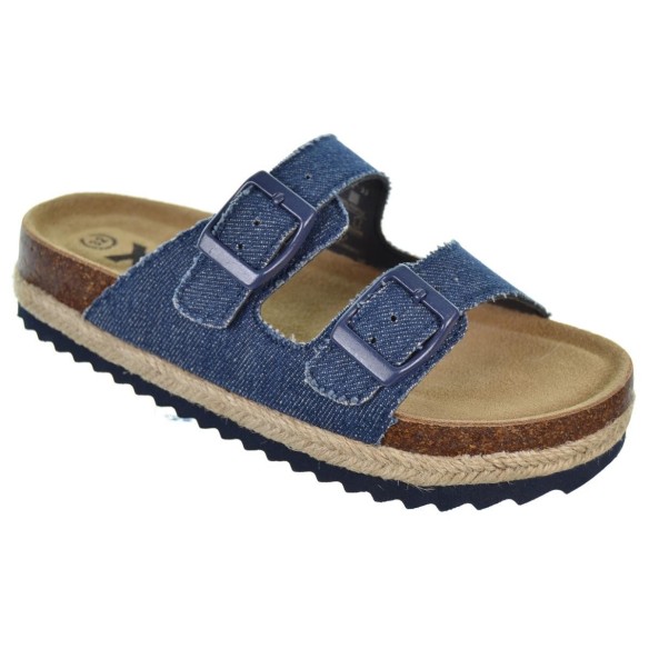 Xti Kids 150884 Sandalia Bio Textil Vaquero Hebilla Niña
