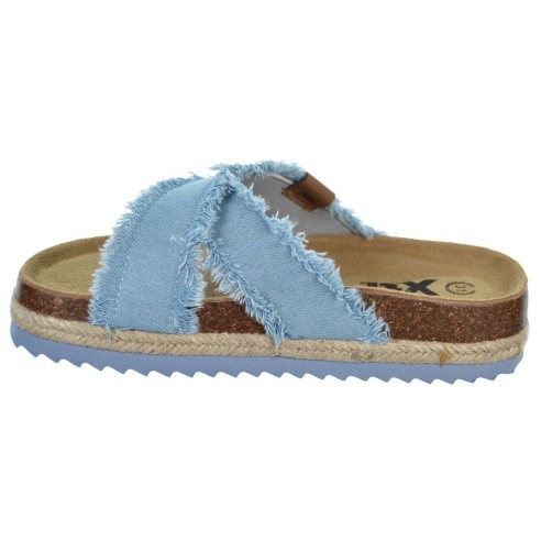 Xti Kids 150885 Sandalia Bio Textil Vaquero con Yute Niña