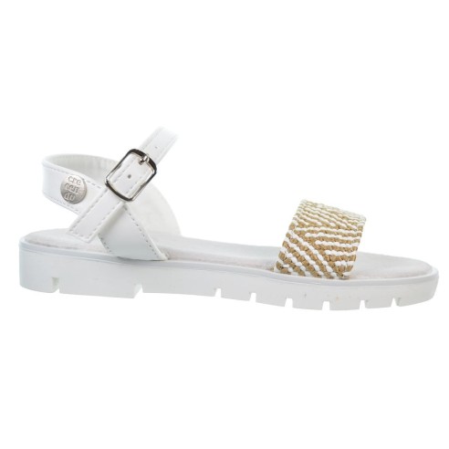 Crecendo 2515 Sandalia Sintética Acolchada con Hebilla Niña