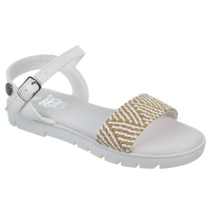 Crecendo 2515 Sandalia Sintética Acolchada con Hebilla Niña 2