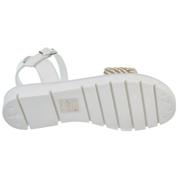 Crecendo 2515 Sandalia Sintética Acolchada con Hebilla Niña