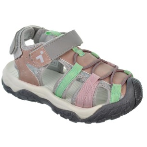 Crecendo 2532 Sandalia Velcro Puntera Reforzada Niña 2