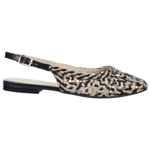 Top3 24461 Zapato Piel Confort Fiesta Hebilla Mujer
